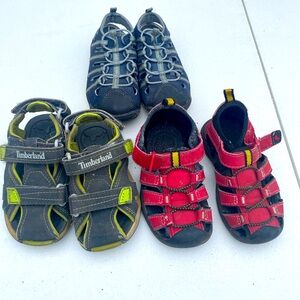 Toddler boys sandals 7C. 3 pair! So Cute!!